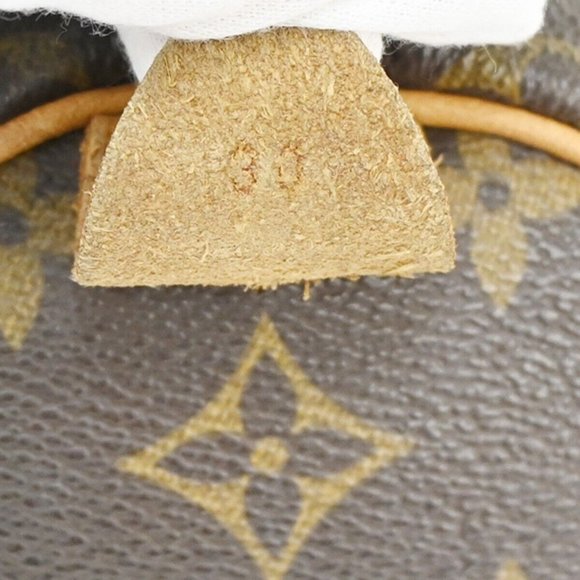 LOUIS VUITTON Speedy 30 Travel Hand Bag Monogram Leather Brown - Picture 7 of 16